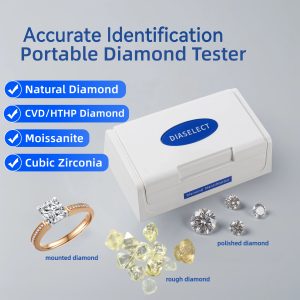 Diapref Diamond Tester to Select Natural / CVD / Moissanite or Cubic Zircon diamonds
